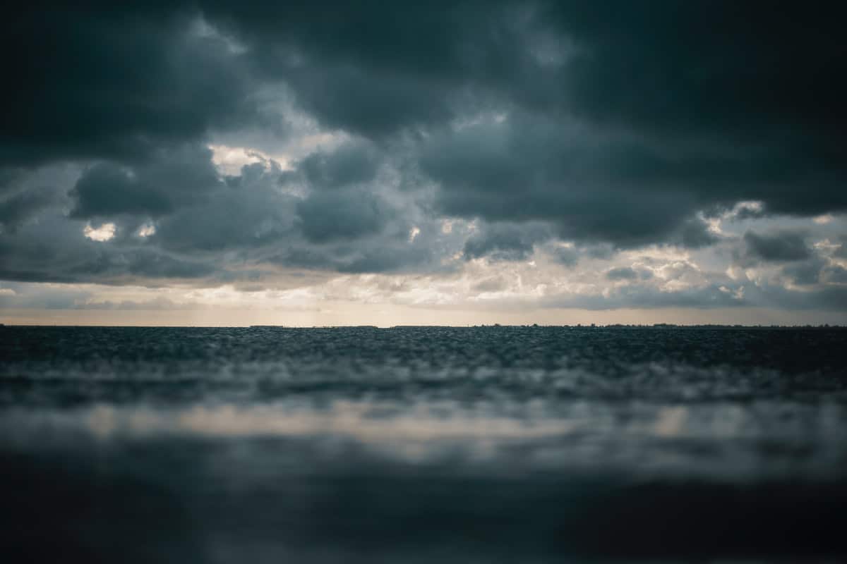 Stormy Ocean and Sky