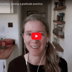 healing morning routines video, giving thanks