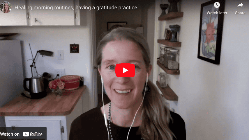 healing morning routines video, giving thanks